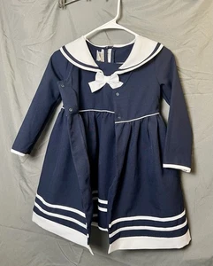 Bonnie Jean girls size 6 sailor dress set with jacket - Picture 1 of 8