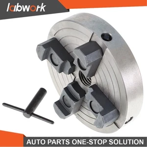 Labwork High Quality Chucks 6" 4 Jaw Single Moving Chuck ( 1-8 Tpi ) 5.35 Lbs - Picture 1 of 24