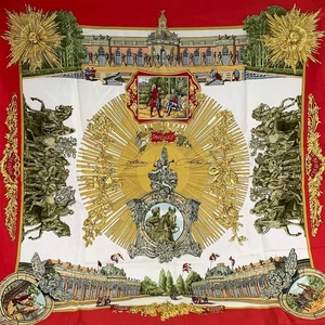 Hermes Carre90 SANSSOUCY etichette usate senza scatola - Foto 1 di 8
