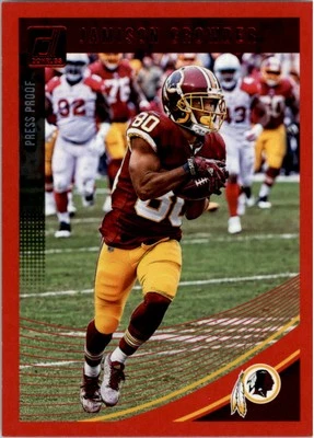 2018 Donruss Press Proof Red #289 Jamison Crowder - FB - Image 1 of 2