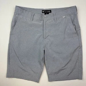 Travis Mathew Shorts Herren 34 Golf Freizeit Stretch Chino grau 10" Schrittlänge - Bild 1 von 4