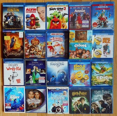 BLU-RAY Family Movies - pick and choose your favorites! - Image 1 of 4