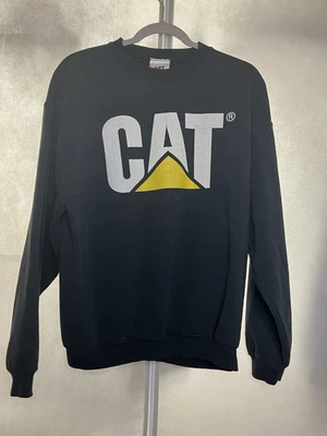 Sudadera Grande Cuello Redondo Logo Oruga Negra Diseño Años 90 Foto 1 de 4