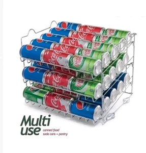 3 Ebenen Soda Dose Organizer Sagler Stapelbar Speisekammer Dose Organizer NEU - KOSTENLOSER VERSAND - Bild 1 von 5