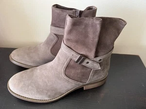 Clarks stivali grigio scamosciato donna taglia 11 nuovi - Foto 1 di 7
