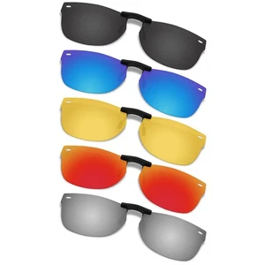 Polarized Clip-On Sunglasses for Ray-Ban RB5184F 52-18 UV Protection - Picture 1 of 11