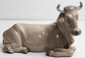 Nao Lladro Ochse Weihnachten Krippe Figur 7" lang x 4,25" hoch EG - Bild 1 von 9