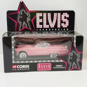 Corgi 1/36 Scale Diecast 39901 - Elvis Thunderbird + Elvis Presley Figure Ford - Picture 1 of 4