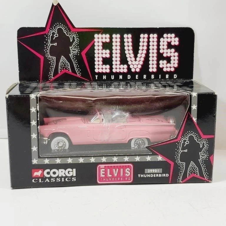 Corgi 1:36 39901 Elvis Presley Ford Thunderbird w/ Figure Diecast Car - Image 1 of 4