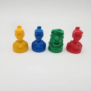 Vintage Cereal Premium Flintstones Fred Wilma Roller Slider Racer 1970s - Picture 1 of 5