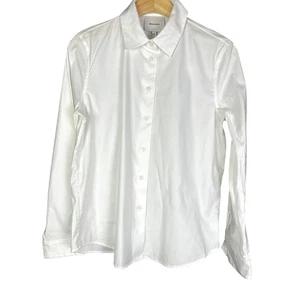 Women's Reformation Alfie Relaxed White Button Down Shirt Blouse S - $128 Retail - Picture 1 of 7