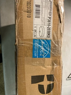 Progress Lighting P3610-2030K9 Weaver 1-Light LED Antique Bronze Flush Mount - Image 1 of 2