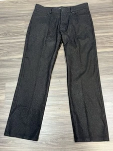 Pantalón para hombre Club Monaco gris mezcla lana botón mosca talla 33 - Imagen 1 de 24