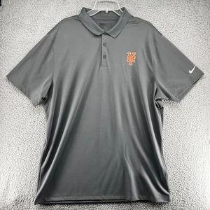New York Mets Shirt Mens 2XL MLB Baseball Nike Golf Dri Fit Polo Lightweight - Picture 1 of 9