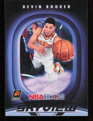 Devin Booker 2023 Panini Hoops 2023-24 Skyview Insert #24 Suns - Image 1 of 2