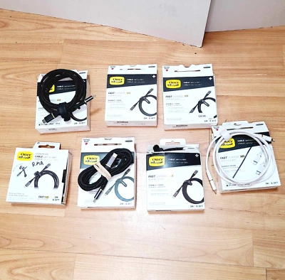 *DEVOLUCIONES EN TIENDA* LOTE 7 CABLES OTTERBOX ORIGINALES MIXTOS 1-3M USB-C IPHONE IPAD IPOD Foto 1 de 4