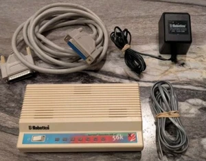 US Robotics 56K Model Sportster Model 0459 X2 Cable OEM AC Power Supply RJ11 - Afbeelding 1 van 8