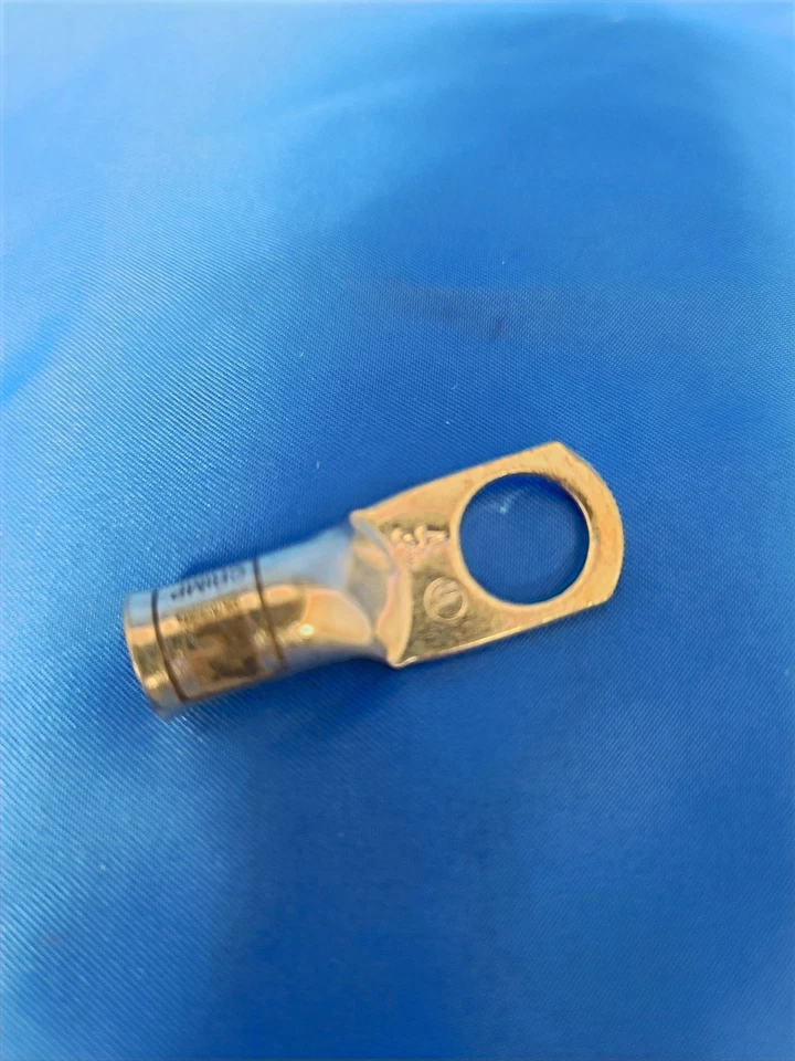 4 gauge x 3/8" HD Tin Plated Battery Lug (2 Pack) - Image 1 of 1