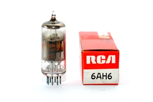 Vintage RCA 6AH6 / 6F36 / CV2521, Radio-Röhre, Vacuum Tube Valve Pentode, NOS - Bild 1 von 3