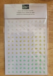 NEW Stampin' Up! Faux SEA GLASS Shapes Embellishments 158139 - Picture 1 of 1