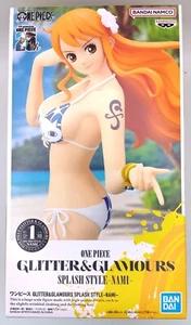 One Piece GLITTER & GLAMOROUS SPLASH STYLE Nami Swimsuit Ver. Figure Bandai - Picture 1 of 12