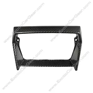 Consola central de fibra de carbono Aventador SVJ navegación pantalla panel exterior - Imagen 1 de 3