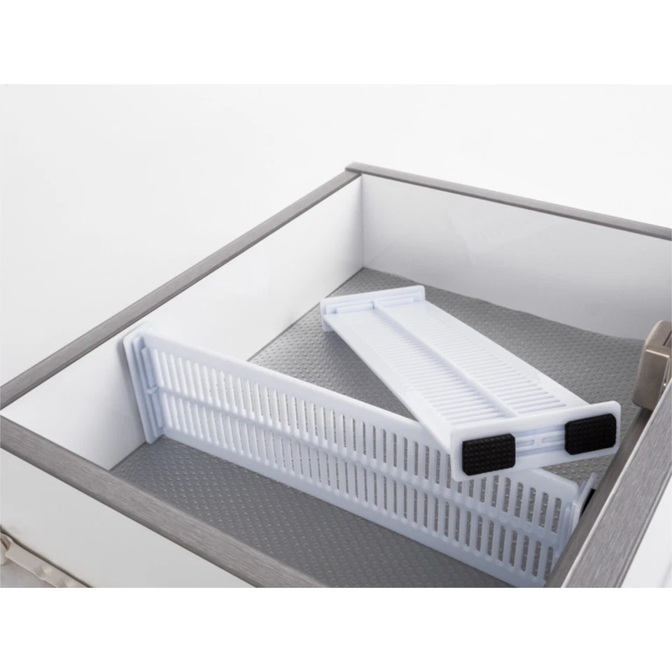 CAMP4 Trennwand für Schublade 27,5 - 51cm rutschfeste Schubladentrenner Campingküche