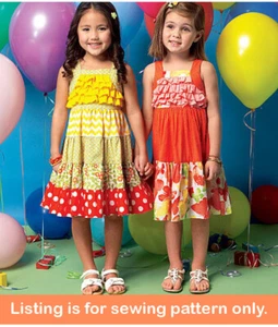 SEWING PATTERN - Sew Girl Clothes Clothing - Dress Sundress Toddler Summer 7144 - Picture 1 of 3