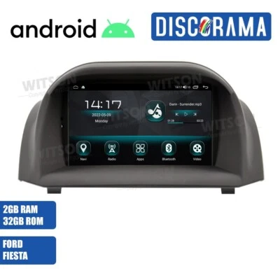 AUTORADIO ANDROID FORD FIESTA 2009-2017 STEREO AUTO TOUCH 7" WIFI NAVIGATORE - Immagine 1 di 4