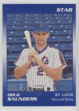 1990 Star St Lucie Mets Doug Saunders #24
