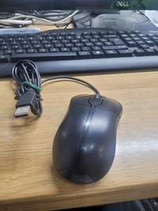 Dell M-UAR DEL7 USB Mouse ottico ergonomico cablato 3 pulsanti - Nero - Foto 1 di 2