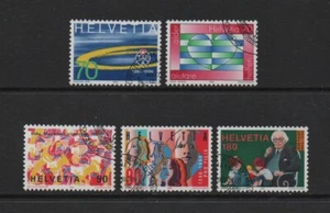 SWITZERLAND 1996 PUBLICITY ISSUE Set of 5v (SG1314/8) *USED/CTO* - Picture 1 of 2