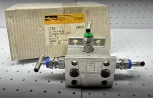 Parker EFS3 Manifold Flange Stainless Steel  - Picture 1 of 4