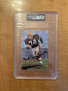MIKE McCORMACK GOAL LINE ART 4X6 AUTOGRAMM! PSA ZERTIFIZIERT! PLATTE FÜR DISPLAY!! - Bild 1 von 2