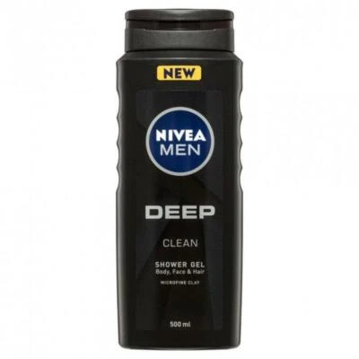 Nivea Men Deep Shower Gel 500ml - image 1 of 4