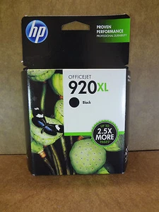 HP 920XL Black Printer Ink Cartridge CD975AN - Picture 1 of 6