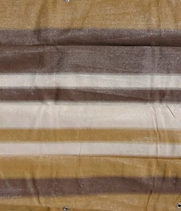 Balkonblende Balkon Sichtschutz Windschutz 0,9 m x 5 m Braun / Beige gestreift - Bild 1 von 3