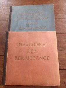 2 Alben Malerei der Renaissance sowie Gotik und Frührenaissance 1938 komplett - Bild 1 von 7
