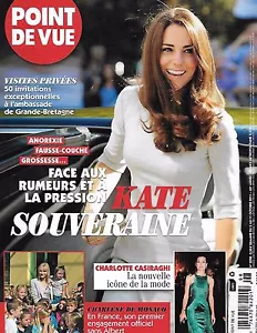 Kate Middleton Point De Vue Magazin Charlotte Casiraghi Charlene von Monaco - Bild 1 von 6