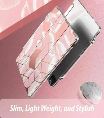 For iPad Pro 12.9 (2020/2018) Tablet Case Impact Resistant Bumper Cover Pink - Image 1 of 4