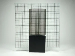 wandlampe 70er 80er design wall lamp light memphis stilnovo stil postmodern glas - Bild 1 von 6