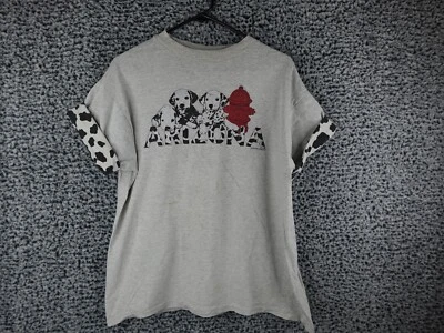 Vintage Arizona Dalmatian Dog Graphic T-Shirt L USA Cow Print Cuffs LA Sportswea - Image 1 of 4