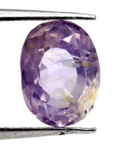 100% Natural Purple Sapphire Loose Oval Cut Unheated Certified Gemstone 2.28 Ct - Picture 1 of 9