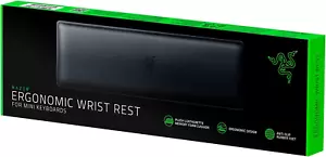 Ergonomic Wrist Rest for Mini Keyboards: Plush Leatherette Memory Foam Cushion - - Picture 1 of 12