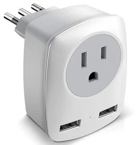 Jarvania international Ltaly Travel Plug Power Converter - Picture 1 of 8