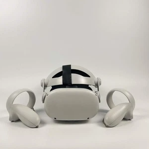 Meta Quest 2 128GB Standalone All-in-One VR Headset KW49CM 1 Broken Controller - Picture 1 of 11