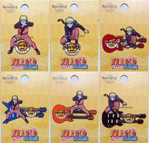 Hard Rock Cafe JAPAN Year 2025 "NARUTO Shippuden" x Collaboration Set Pins - Picture 1 of 7