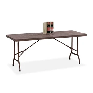 Gartentisch Balkontisch Campingtisch Terrassentisch klappbar Klapptisch 180 cm - Bild 1 von 9