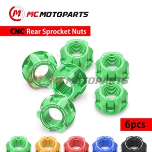 Kit de tuercas de piñón trasero SPOKE6 verde para Vulcan S 650 EN 650 15 16 17 18 19 20 - Imagen 1 de 4