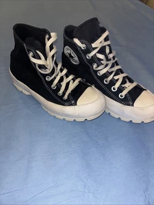 Größe 7 - Converse Chuck Taylor All Star Lugged High schwarz W - Bild 1 von 11